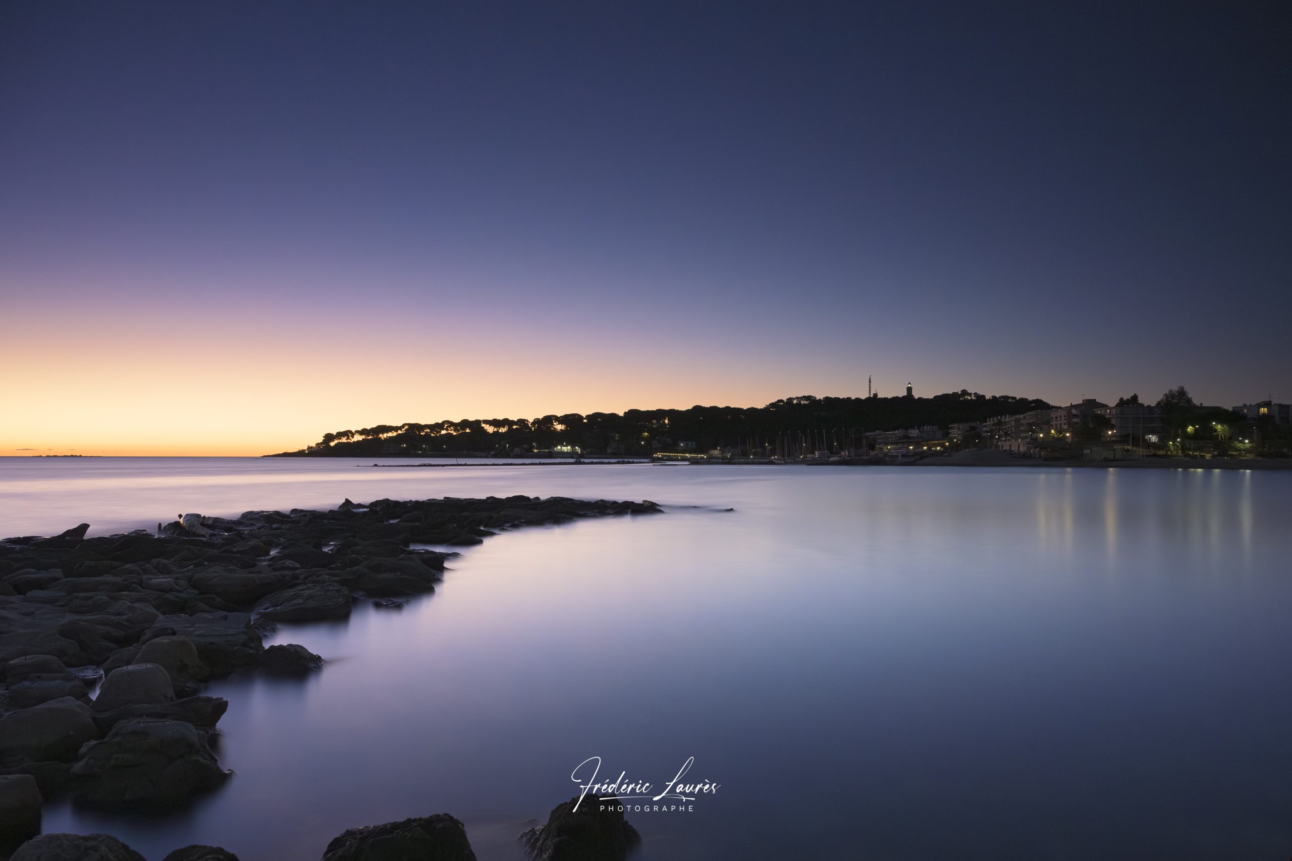 Antibes - littoral - Photo pose longue